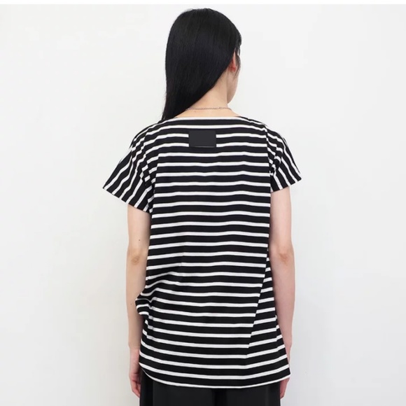 Cogthebigsmoke Dris Stripe Pullover Top Black White M - Picture 12 of 12